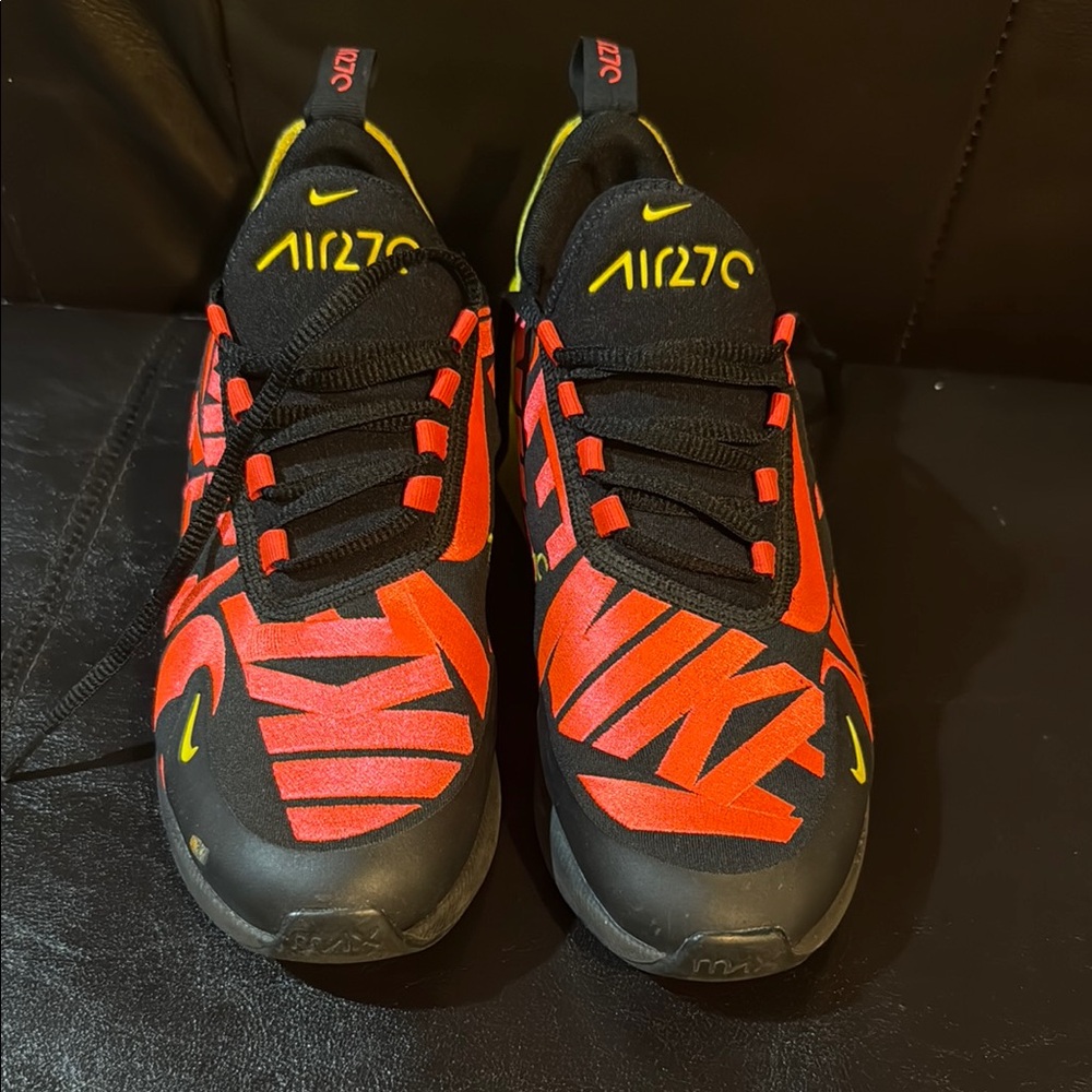 Nike Air Max Red and Black Sneakers